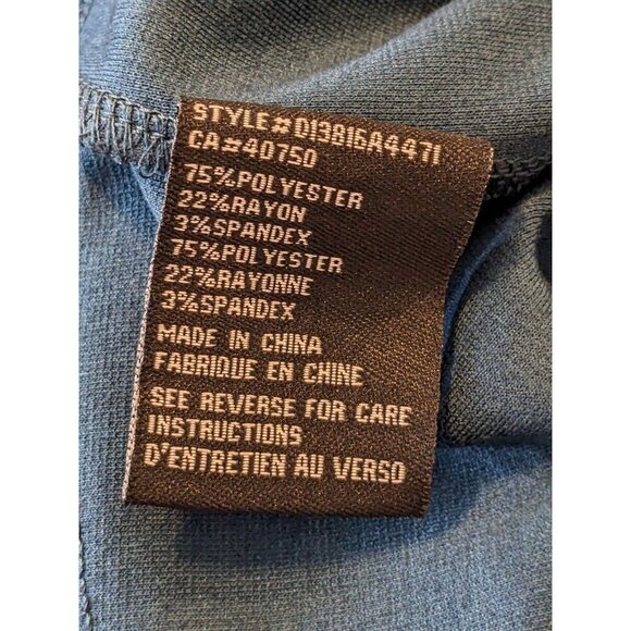 NEW G Giuliana Midi Dress Solid Forest Green Plus 3X Ruffle Hem Shift Cap Sleeve - Picture 6 of 8